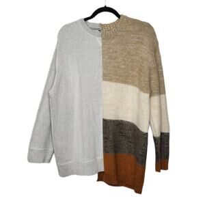 Custom Cut Sew Sweatshirt Sweater Earth Tones Nature Shirt Streetwear Art